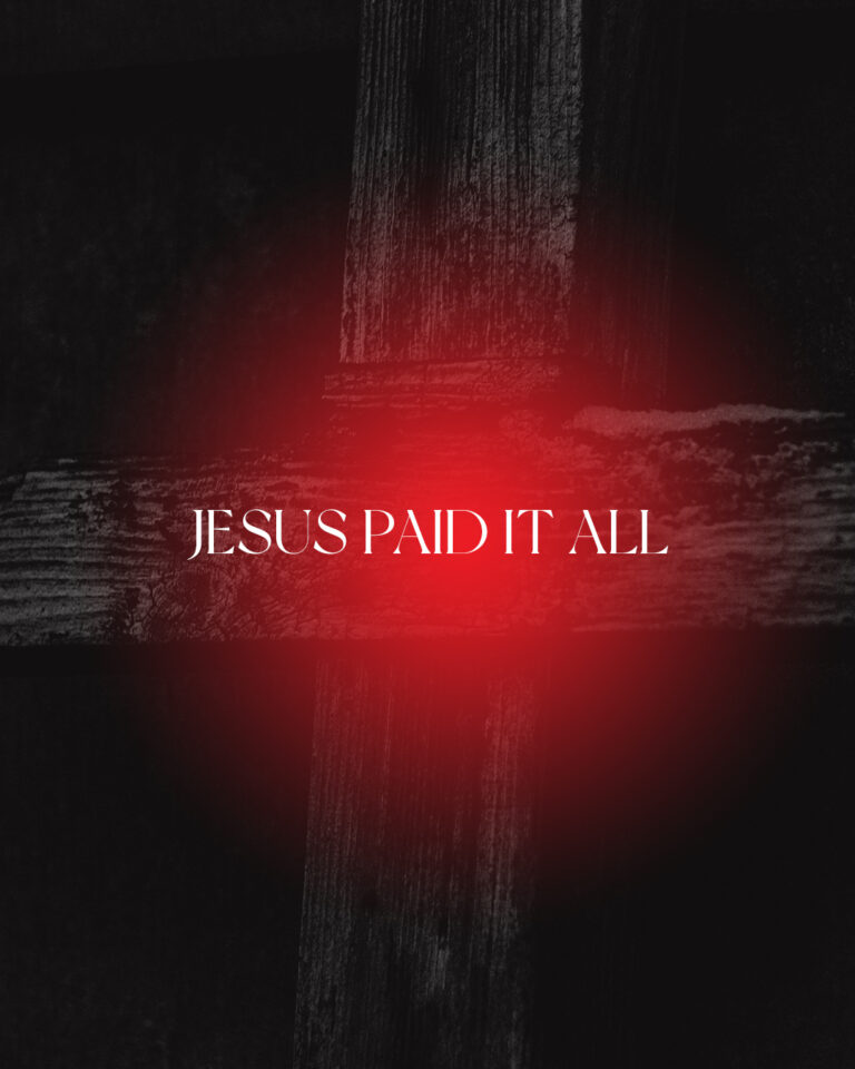 Jesus Paid it All